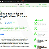 Fuses e aquisies em Portugal subiram 15% num ano